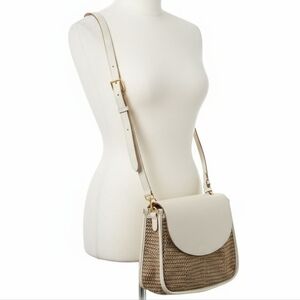 Gianni Chiarini Firenze Woven Leather Crossbody Bag Made in Italy